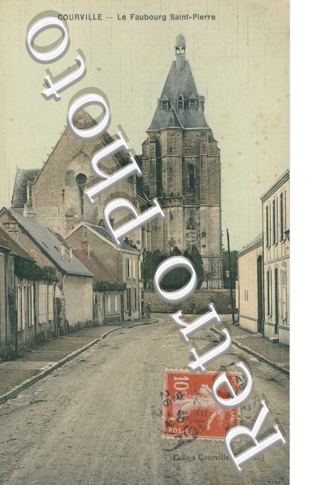 la faubourg saint pierre (carte toilee couleur)