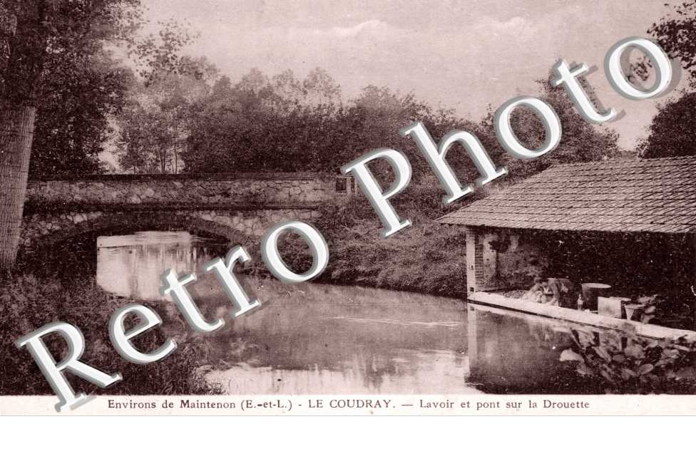 Lavoir et Pont sur la Drouette