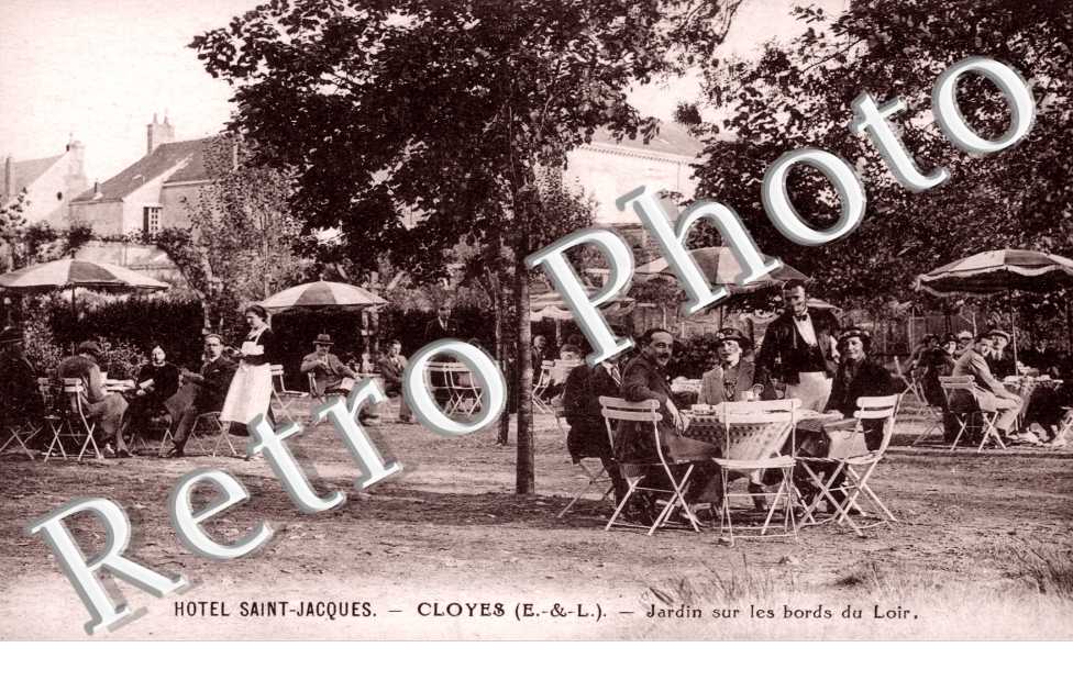 Hotel St-Jacques - jardin sur les bords du Loir