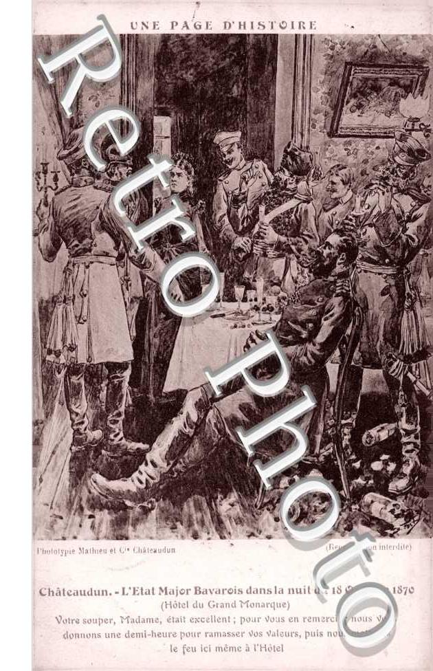 ETAT Major dans la nuit du 18 octobre 1870