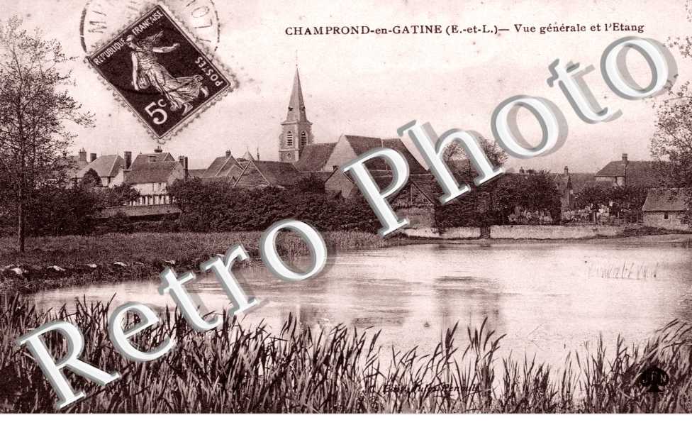 Vue generale et l'etang