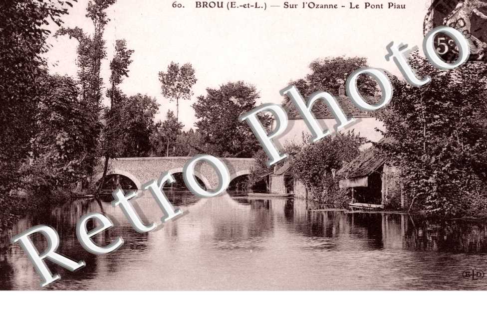 Sur l'Ozanne - le Pont Piau