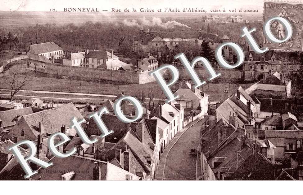 Rue de la Greve et l'Asile d'Alienes
