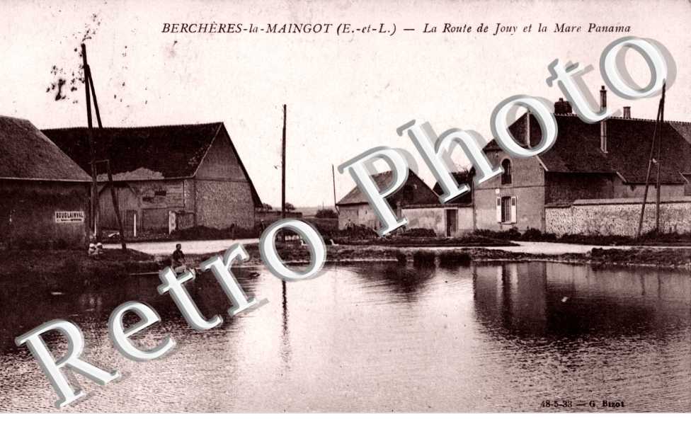Route de Jouy et la mare Panama