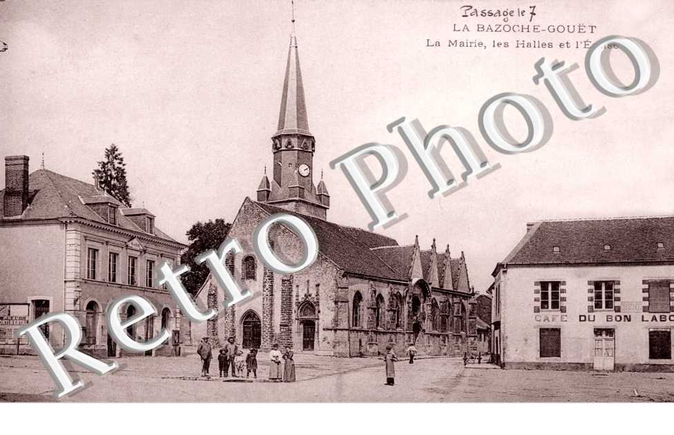 la mairie, les halles et eglise