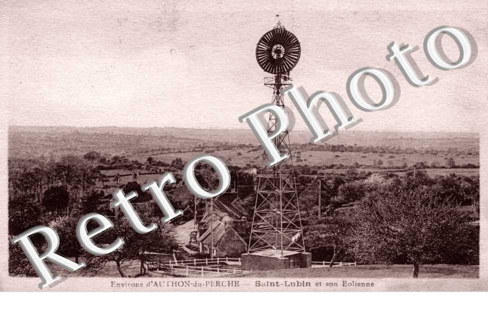Saint-Lubin et son eolienne