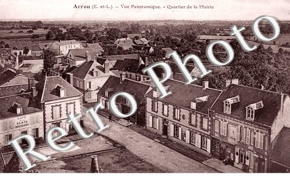 Vue panoramique - quartier de la mairie