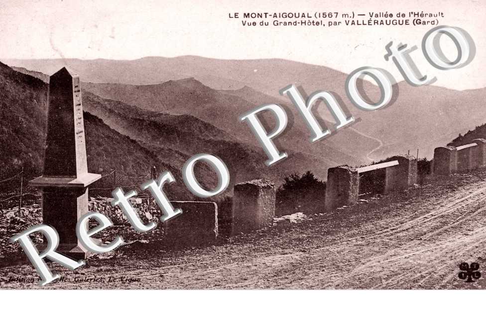 Le Mont Aigoual, Vue du Grand Hotel