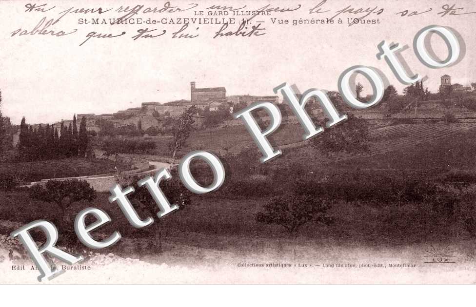 vue générale à l'ouest