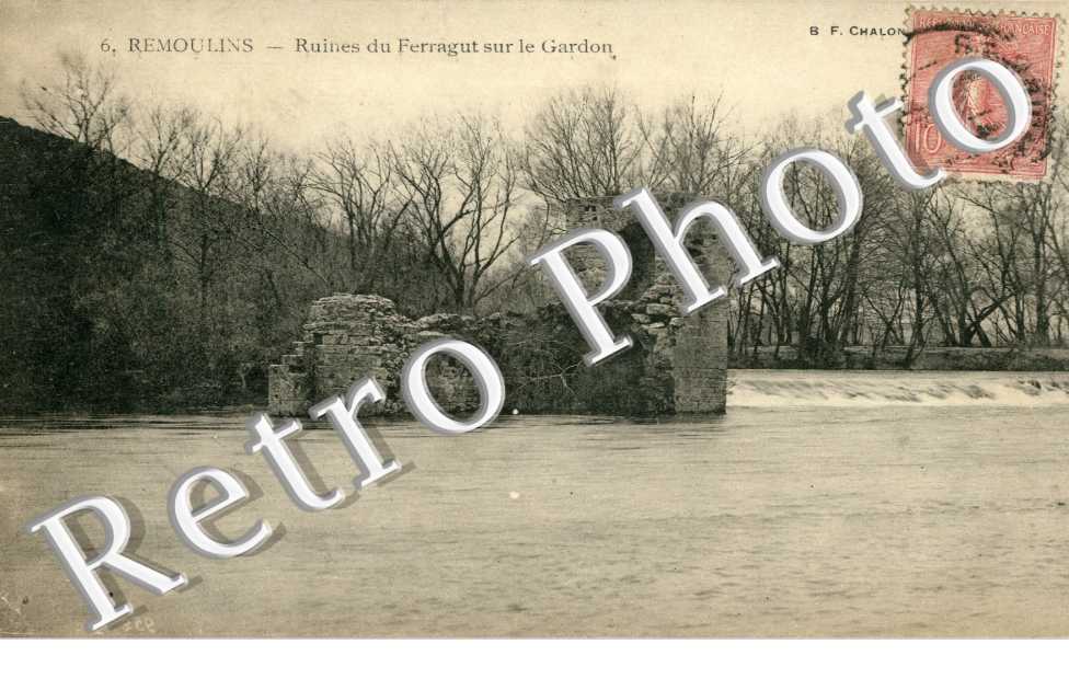 ruines du ferragut sur le gardon