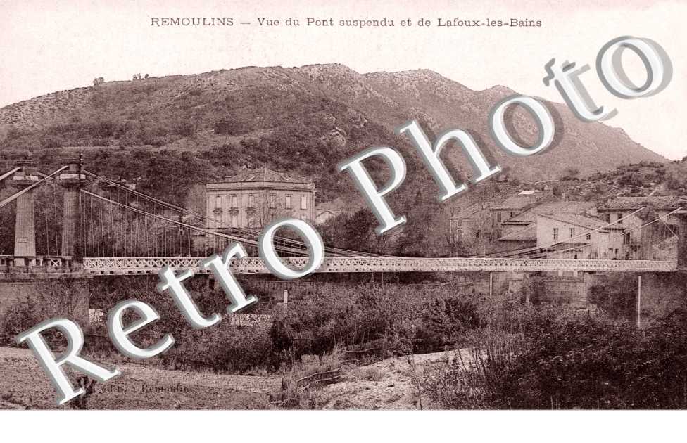 Vue du pont suspendu