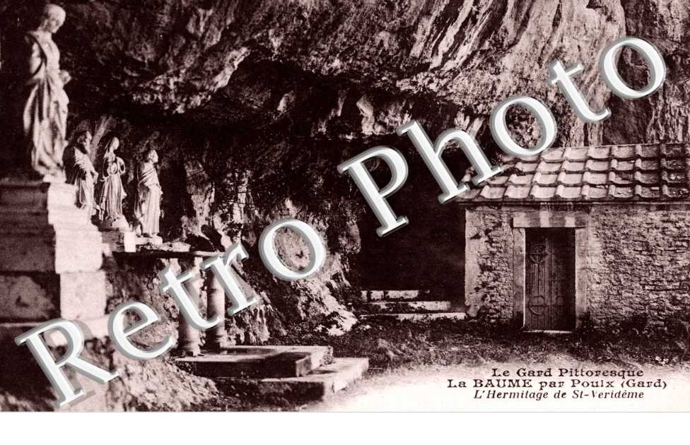 la Baume par Poulx - L'Hermitage de St-Verideme