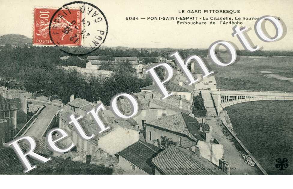 Citadelle - nouveau viaduc - embouchure de l'Ardeche