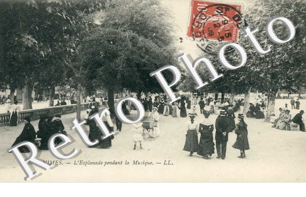 Esplanade pendant la musique