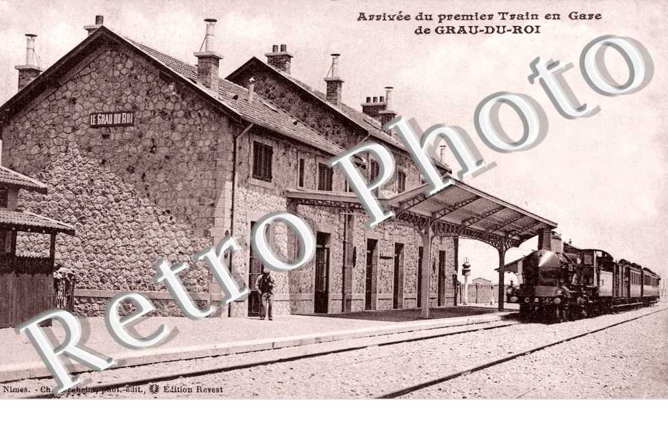 Arrivée du premier train en gare de Grau du Roi