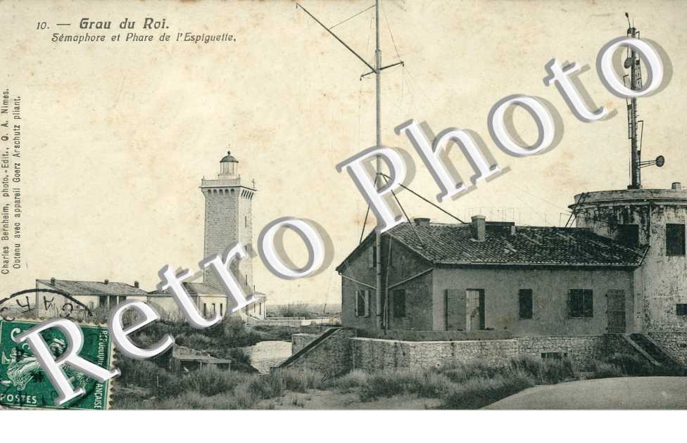 Semaphore et phare de l'Espiguette