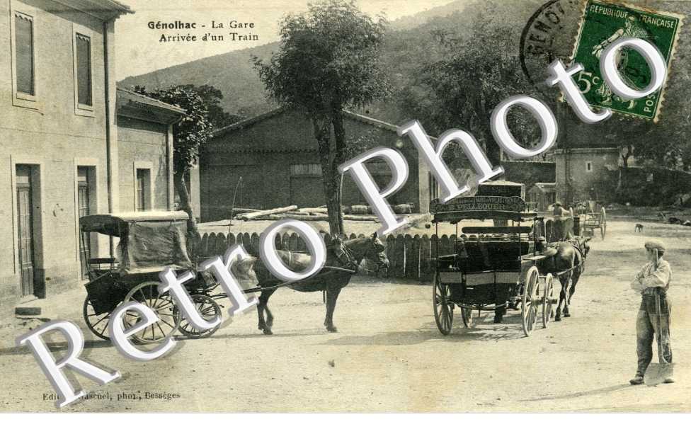 La gare, arrivee d'un train