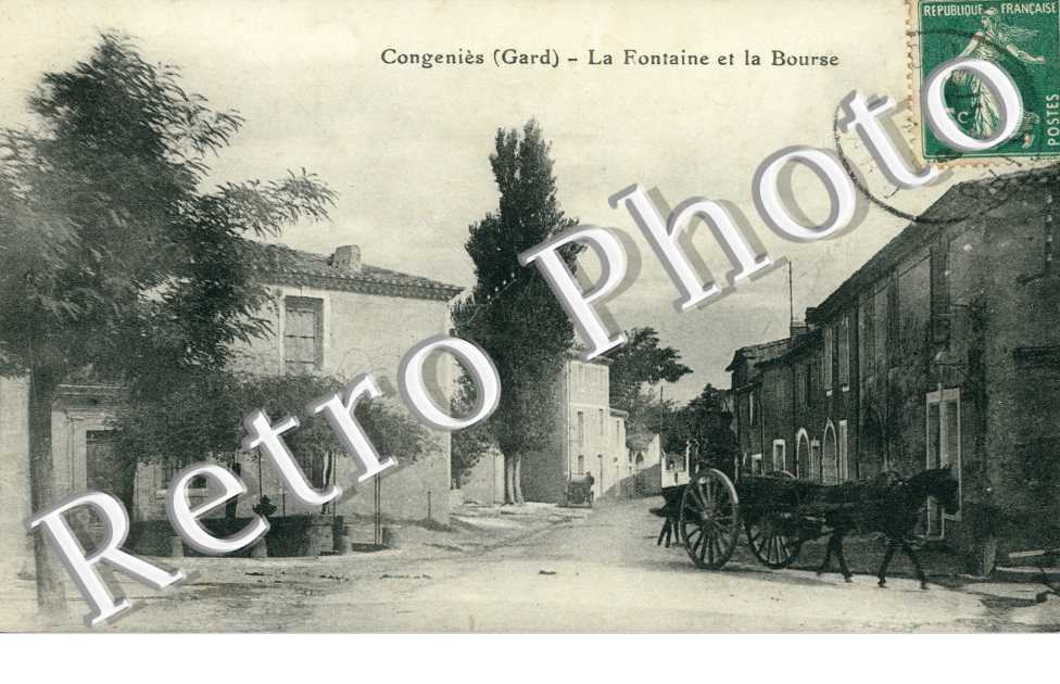 Fontaine et la bourse