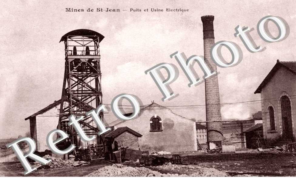 Puits et usine electrique