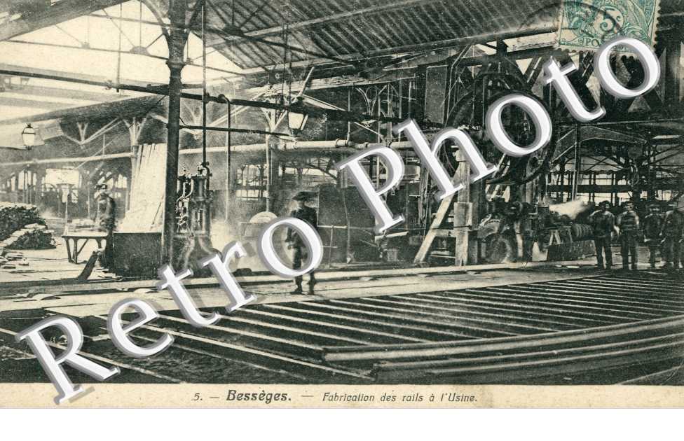 fabrication des rails de l'usine