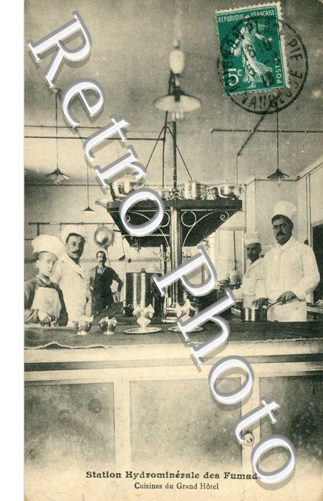 station hydrominerale des fumades, cuisines du grand hotel Les Fumades