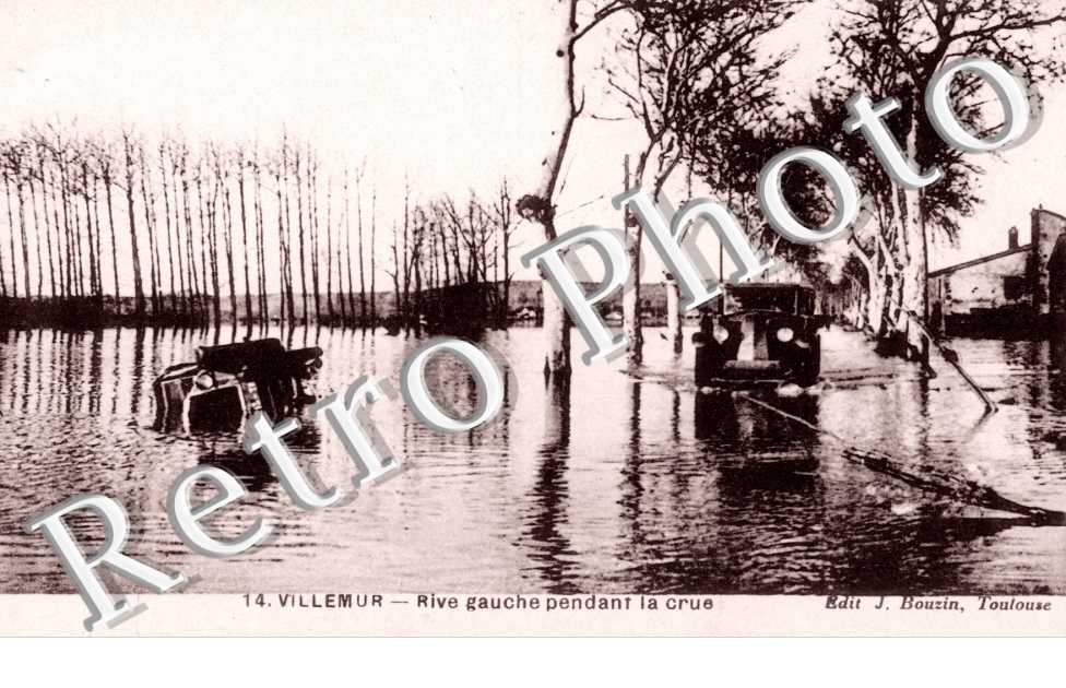Rive gauche pendant la crue