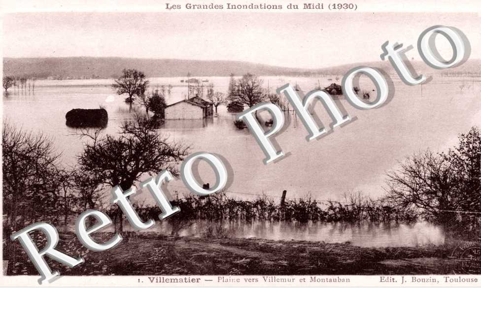 Grandes inondations du midi