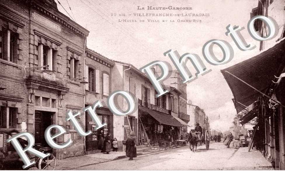 l'Hotel de Ville et la grand'rue