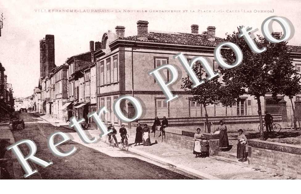 Nouvelle gendarmerie et la place J.-G Cales
