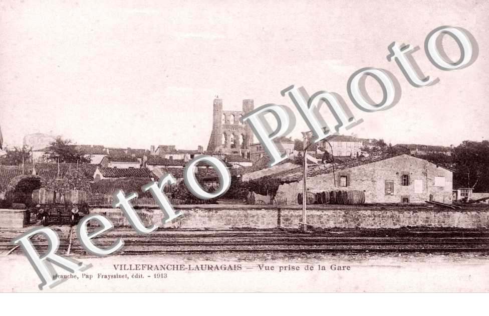 Vue prise de la gare