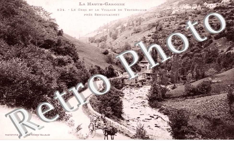 le Gers et le village de Testerouge