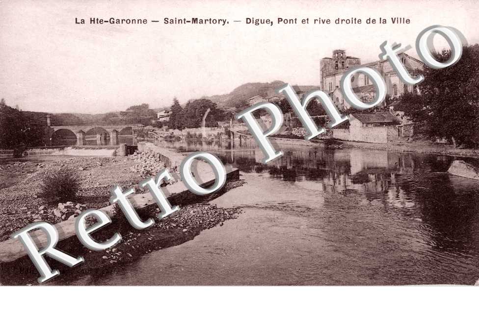 digue, pont et rive droite de la ville