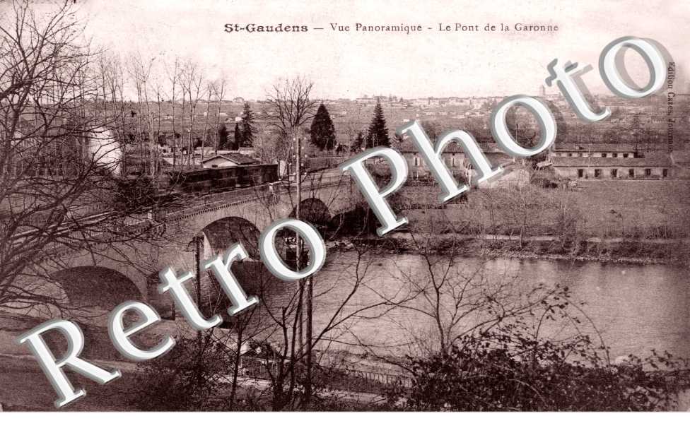 Vue panoramique - Pont de la Garonne