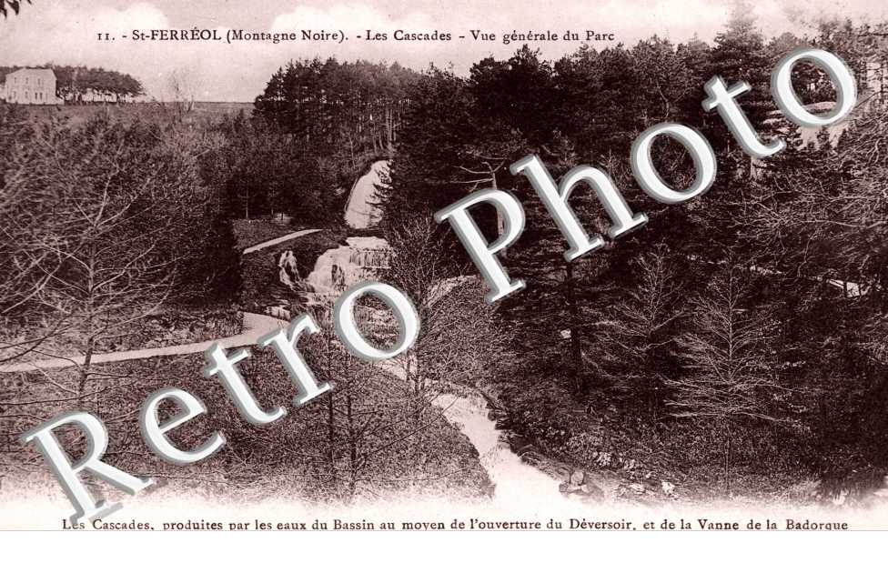 Les cascades - vue generale du parc