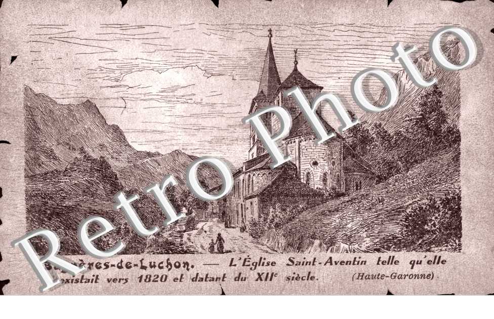 L'eglise - carte style dessin