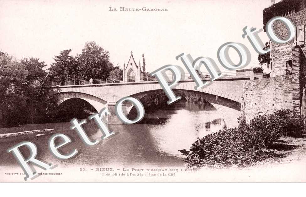 le pont d'Auriac sur l'Arize