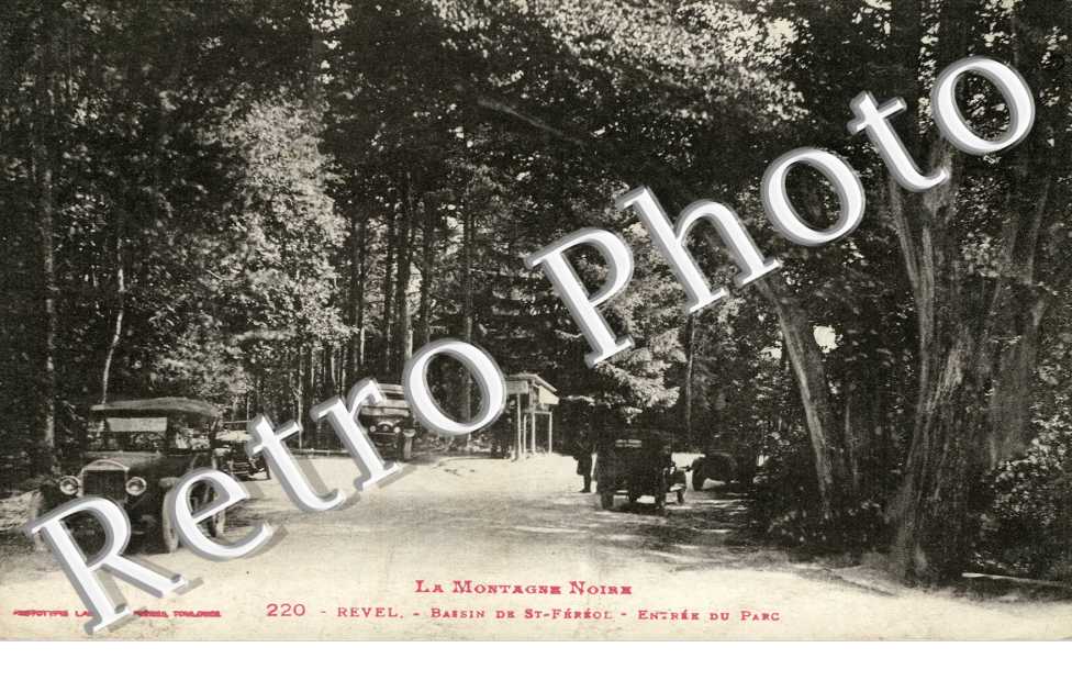 montagne noire - entree du parc et bassin de st-Ferreol