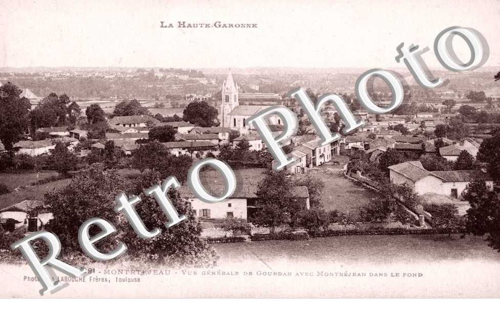 vue generale de Gourdan