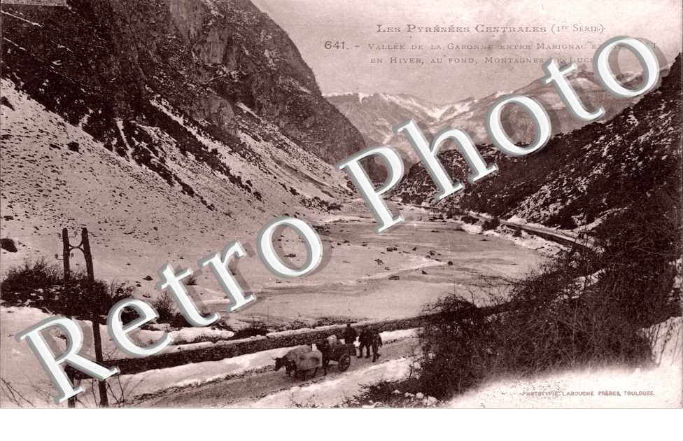 Vallee de la Garonne en Hiver