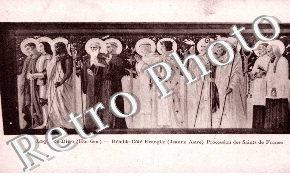Retable Cote Evangile Procession des Saints de France