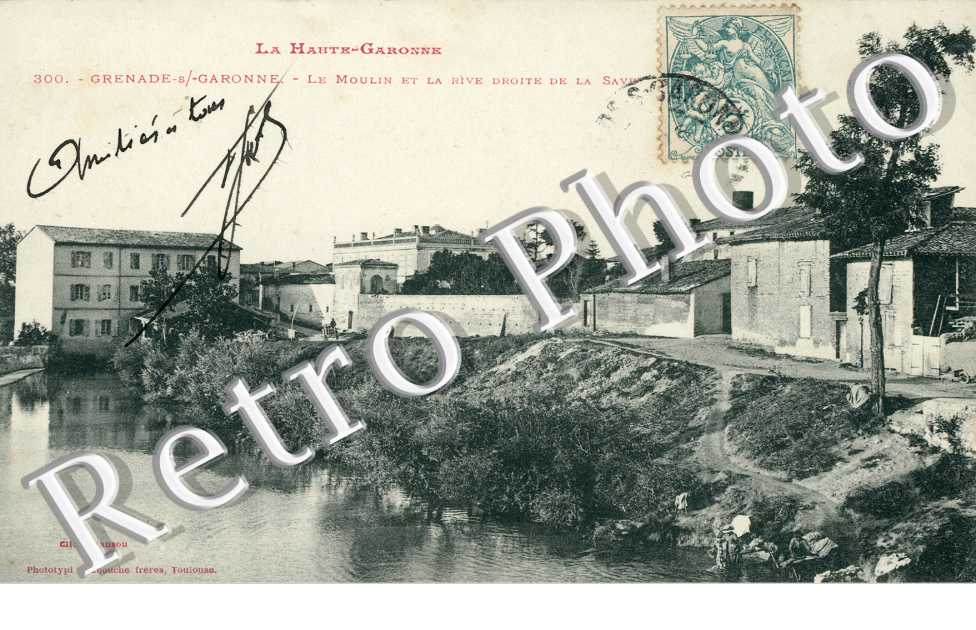 Le Moulin et la Rive droite de la Save