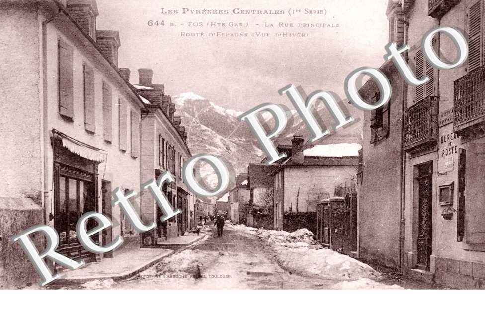 Rue principale. Route d'Espagne (vue d