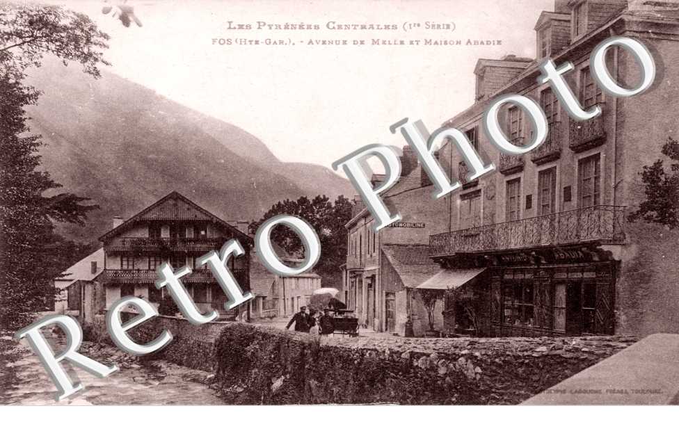 Avenue de Melle et maison Abadie