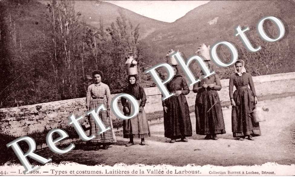 Types et Costumes, Laitieres de la Vallee de Larboust