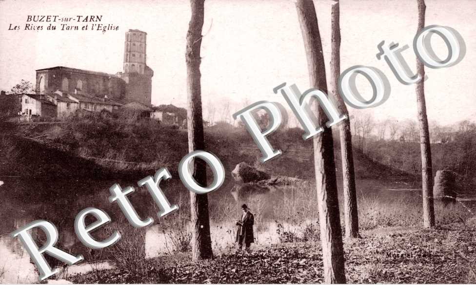Les Rives du Tarn et L'Eglise