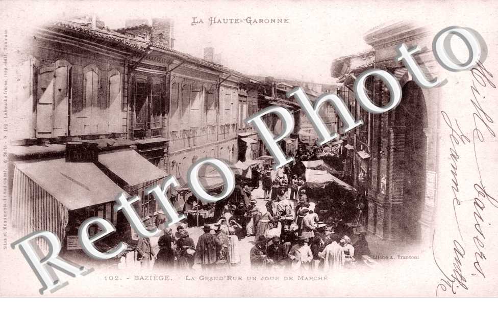 la Grande Rue un jour de marche
