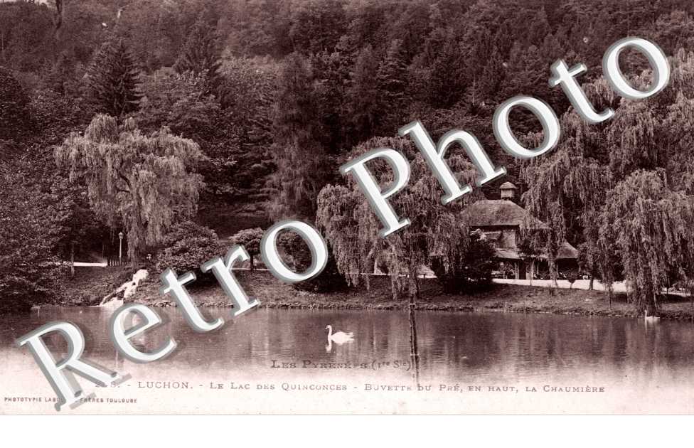 Le lac des Quinconces - buvette du pre