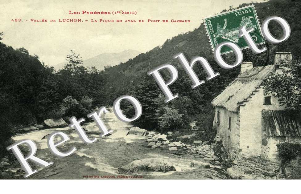La Pique en aval du pont de Cazeaux