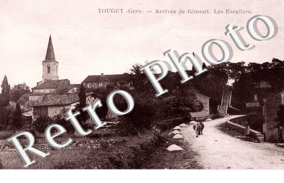 arrivee de Gimont Les escaliers