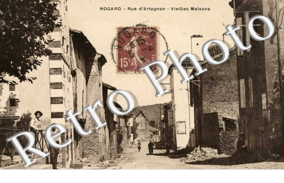 Rue d'Artagnan - vieilles maisons